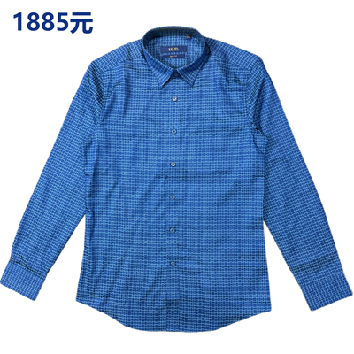 VASTO正品男士时尚纯棉长袖衬衫