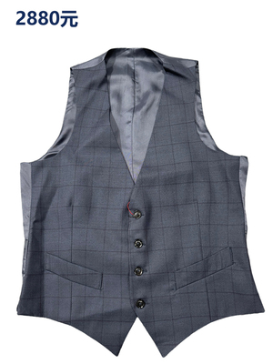 正品意大利原产进口男士正装马甲