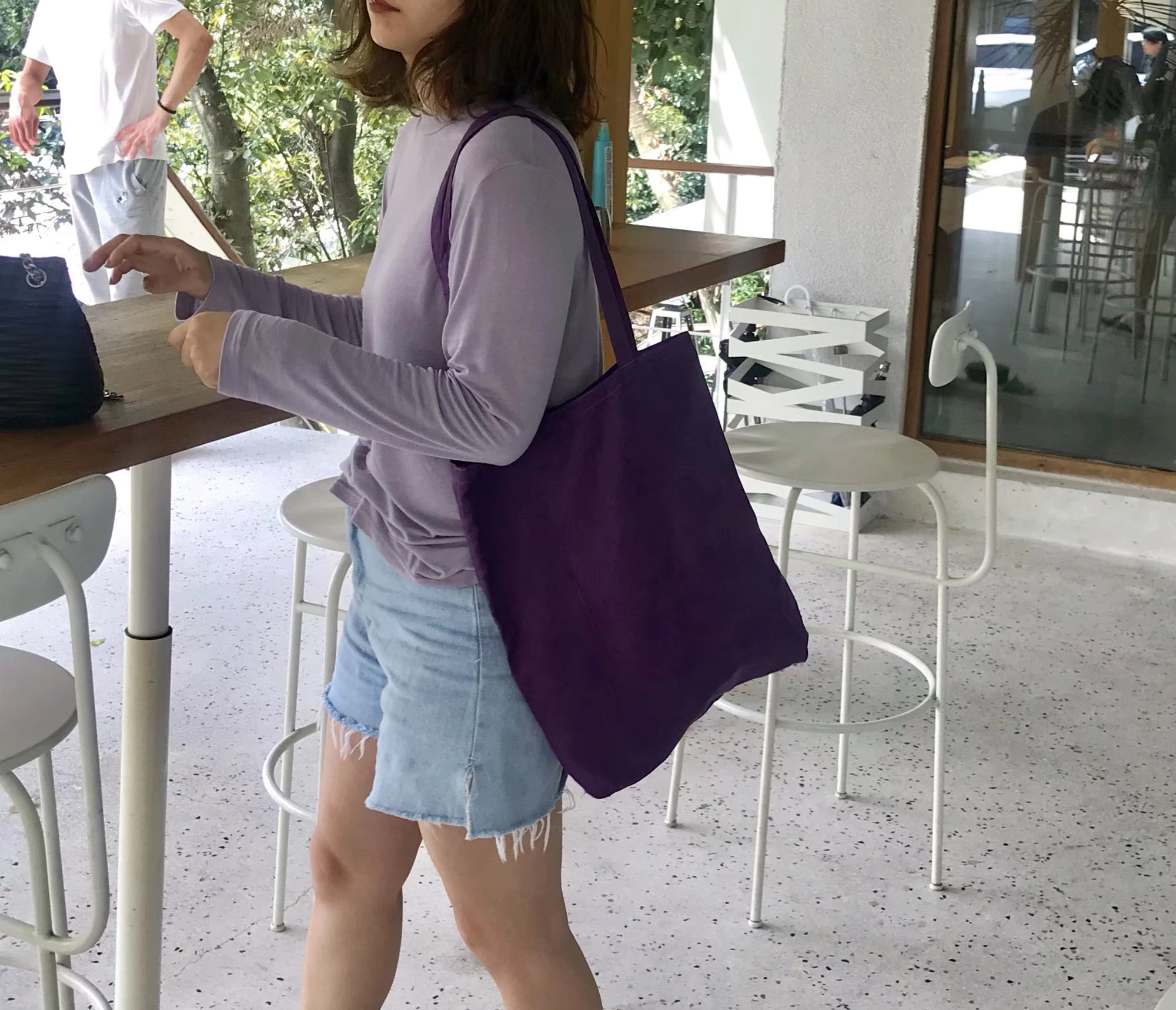 薄款麂皮绒好折叠单肩包，多色可选,箱包皮具/热销女包/男包,时尚帆布包,淘宝优惠券,粉丝福利购,淘宝优惠卷