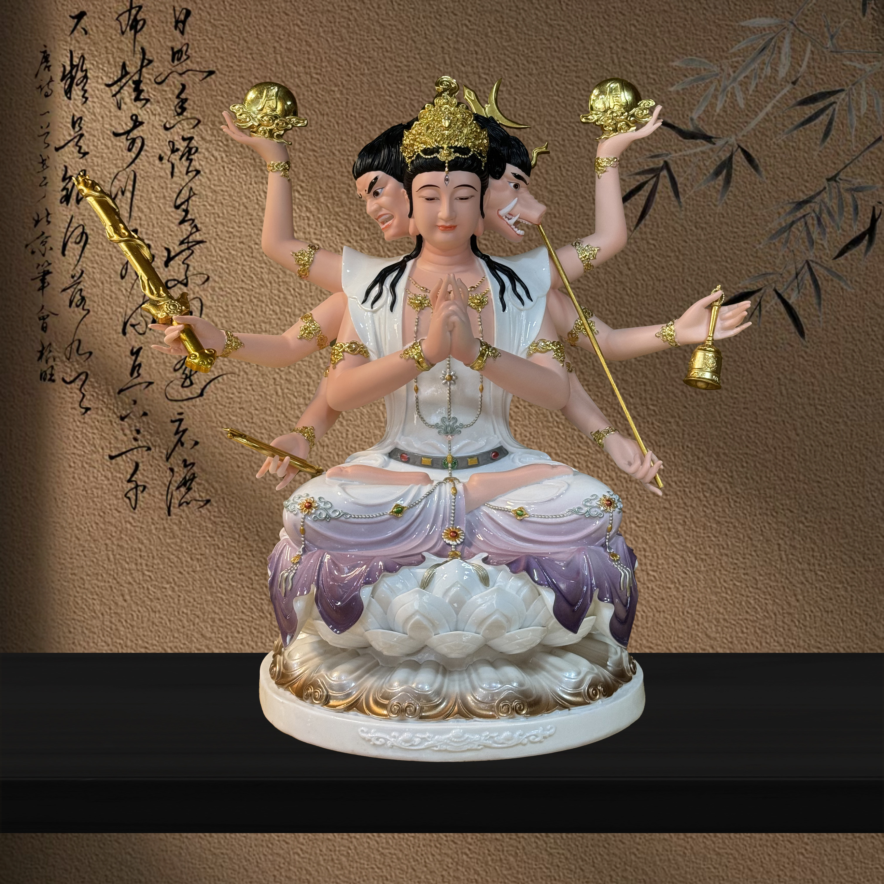 斗姆元君神像家用摆件