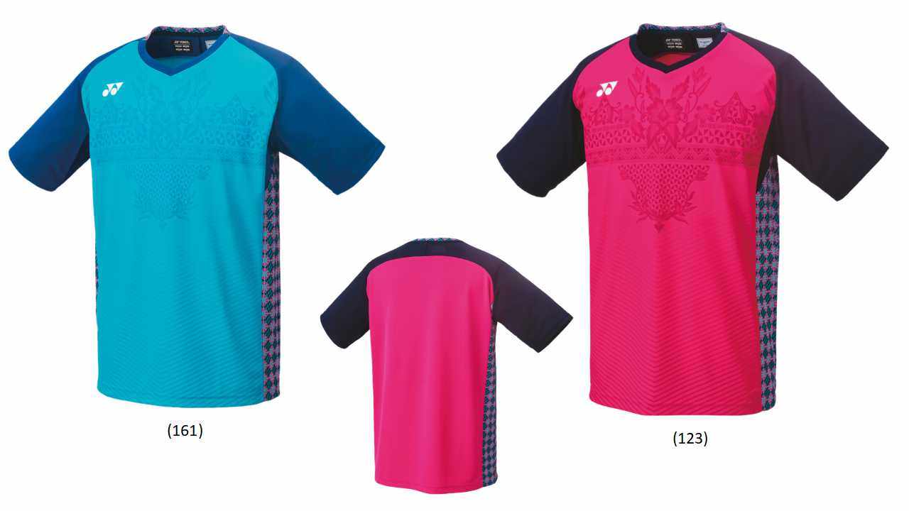 日本2022年新款yonex/尤尼克斯10445男款运动羽毛球服短袖比赛服