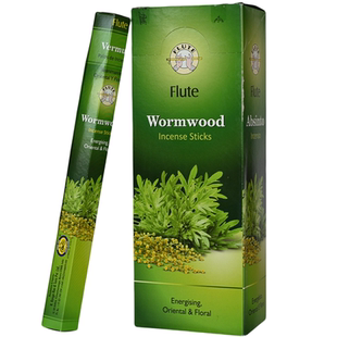 Flute进口印度香 艾草-Wormwood线香净化空气杀菌去异味除蚊虫