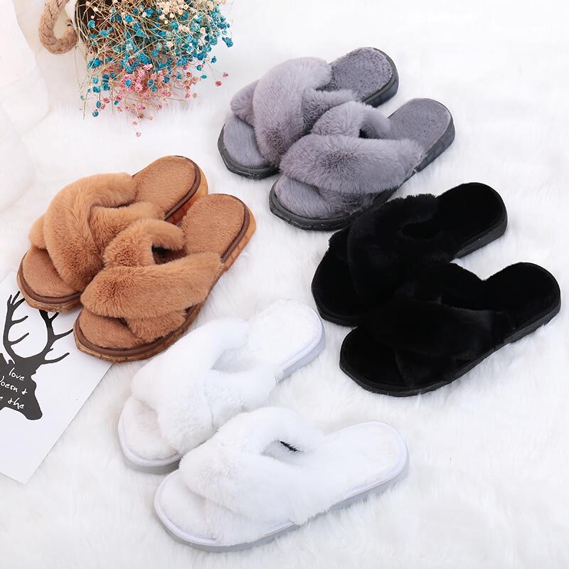 18 Autumn and winter new pattern Maomao slipper Net Red Same item overlapping Gross trailer Home Furnishing outdoor slipper Dichotomanthes bottom Antiskid shoein the Women's Shoes, Slippers  category - from Buy2taobao.com to provide professional Taobao agent buy service