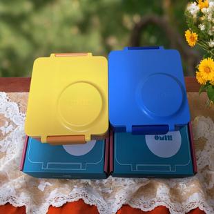 现货美国 OmieBox Bento儿童用防漏分格午餐饭盒保温便当盒餐具套