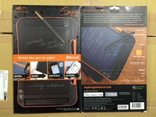 现货美行 Boogie Board sync 9.7 蓝牙同步存储电子液晶手写板