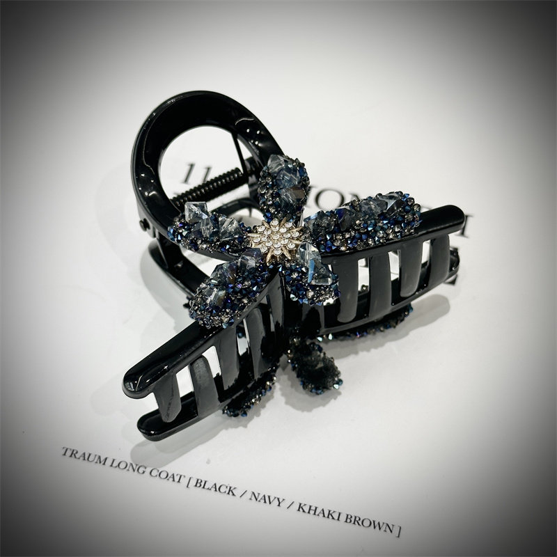 熹野发饰亚克力轻奢花朵抓夹