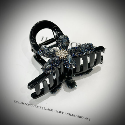 熹野发饰亚克力轻奢花朵抓夹