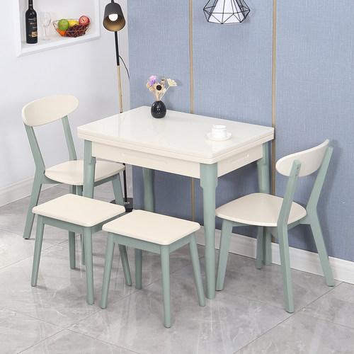 小户型折叠餐桌北欧长方形家用桌