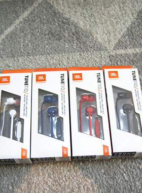 JBL T110入耳式游戏耳机K歌线控手机耳塞男女通用面条耳麦重低音