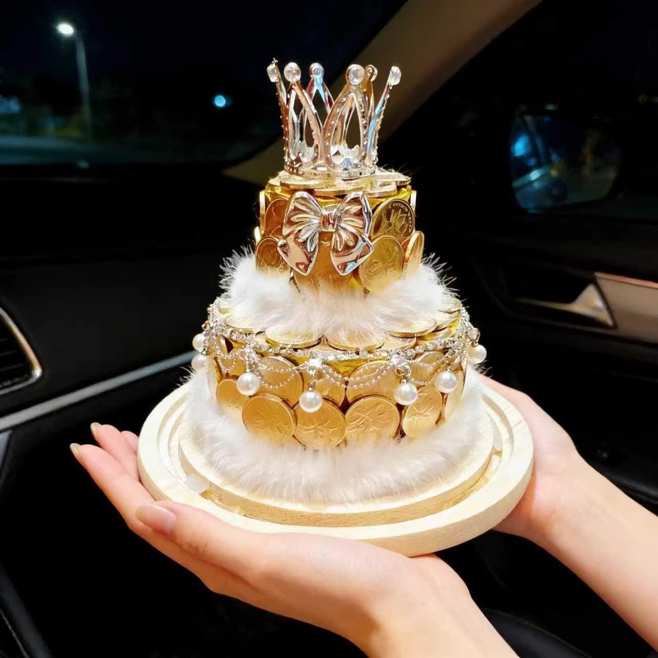 diy手工材料包创意手捧硬币蛋糕材料包模具女友闺蜜生日幸运礼物,节庆用品/礼品,创意礼盒/礼品套组,淘宝优惠券,粉丝福利购,淘宝优惠卷