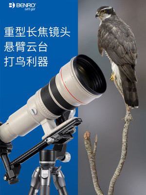 百诺碳纤维悬臂云台GH5CMINI重型长焦镜头打观鸟利器液压阻尼云台