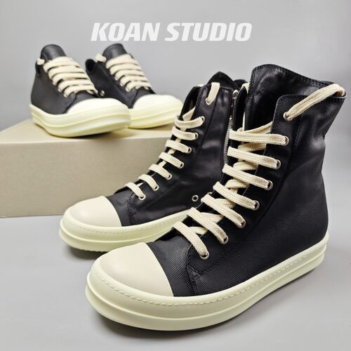 koan精工副线蜡布奶香tpu系带鞋
