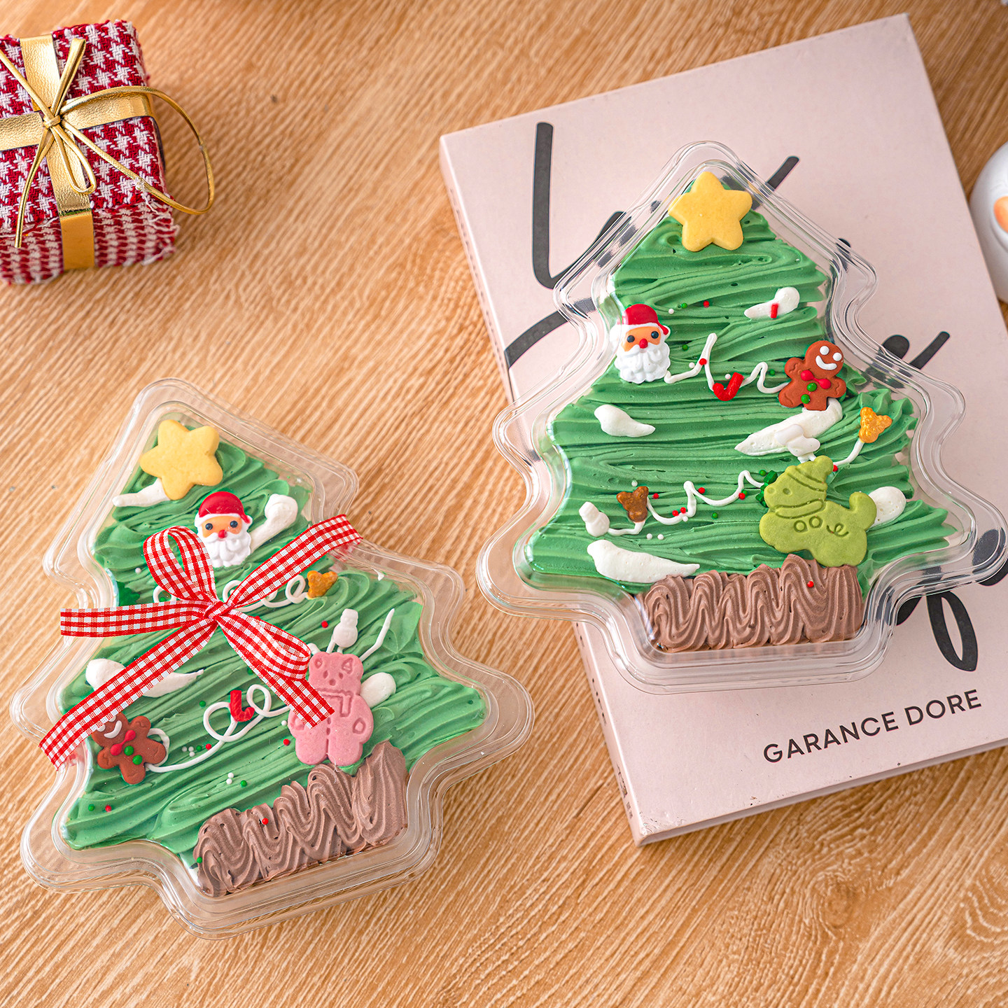 2026圣诞节圣诞树蛋糕装饰西点曲奇糖霜饼干甜品透明吸塑托包装盒,节庆用品/礼品,蛋糕/烘焙装饰用品,淘宝优惠券,粉丝福利购,淘宝优惠卷