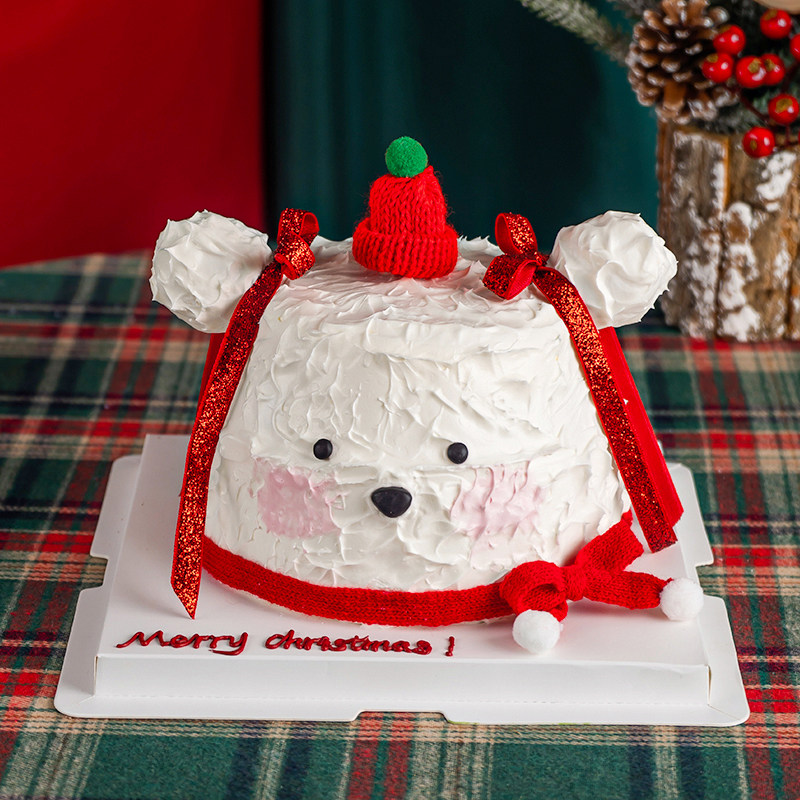 2026圣诞节雪人小熊造型蛋糕装饰毛线帽子围巾丝带蝴蝶结烘焙装扮,节庆用品/礼品,蛋糕/烘焙装饰用品,淘宝优惠券,粉丝福利购,淘宝优惠卷