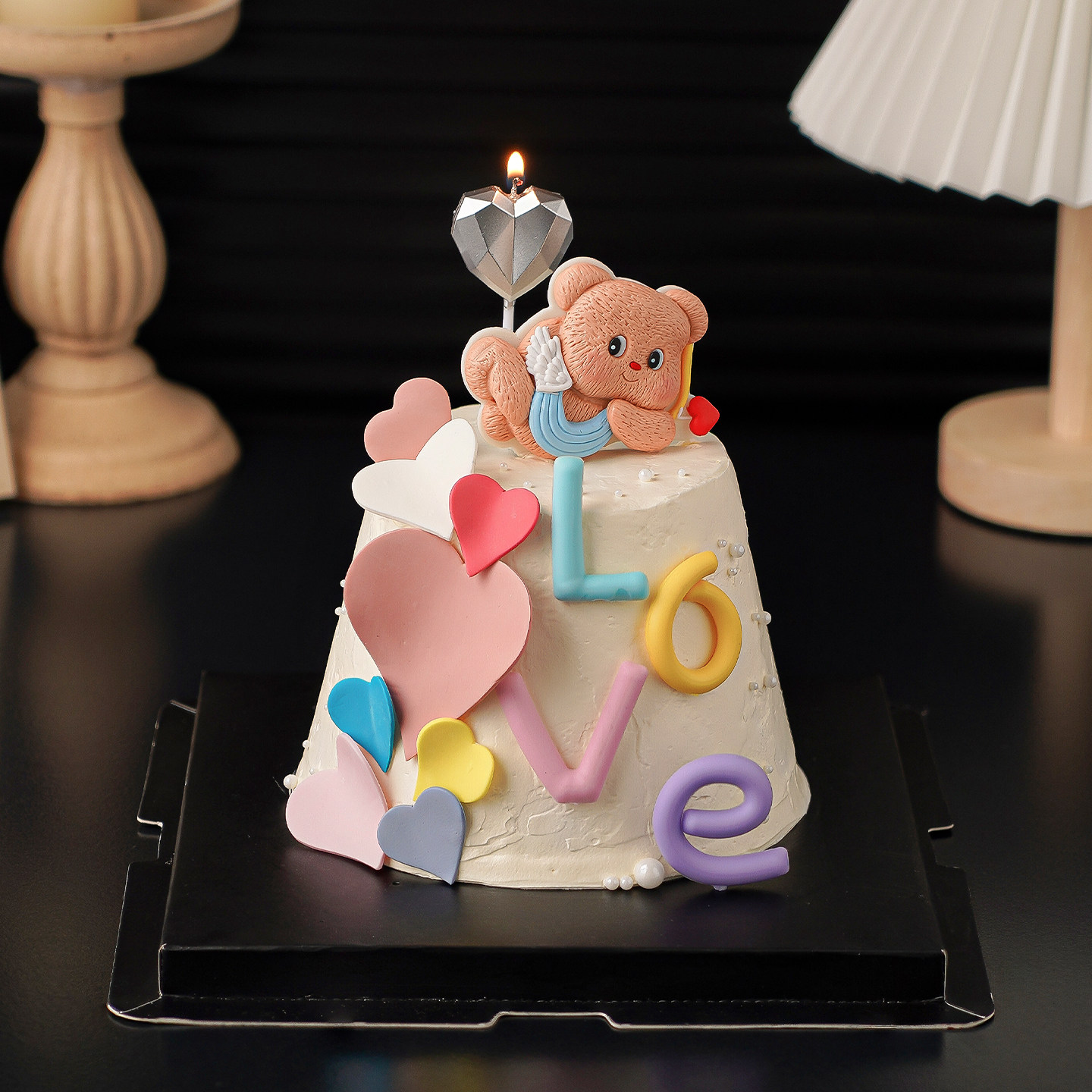 2.14情人节丘比特黄油小熊蛋糕装饰大小爱心love烘焙装扮蜡烛插件,节庆用品/礼品,节日装扮用品,淘宝优惠券,粉丝福利购,淘宝优惠卷