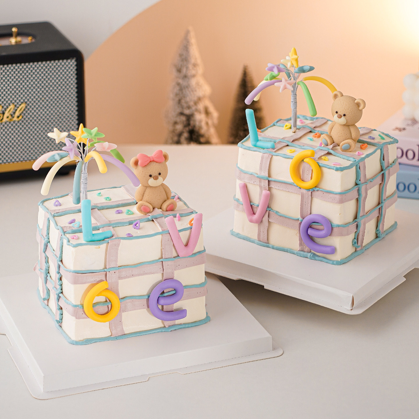 2.14情人节快乐蛋糕装饰小熊摆件love礼花软胶摆件情侣表白装扮,节庆用品/礼品,节日装扮用品,淘宝优惠券,粉丝福利购,淘宝优惠卷