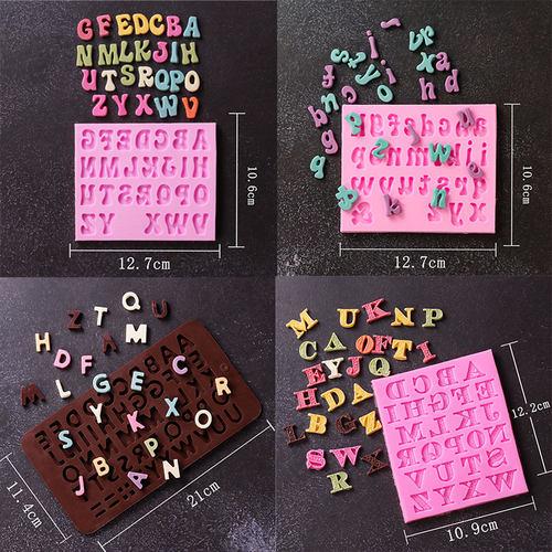 烘焙模具diy手工26个立体翻糖