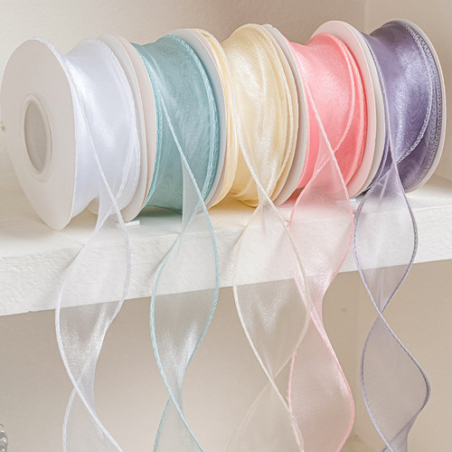 蛋糕盒包装鱼尾纱丝带围边彩带