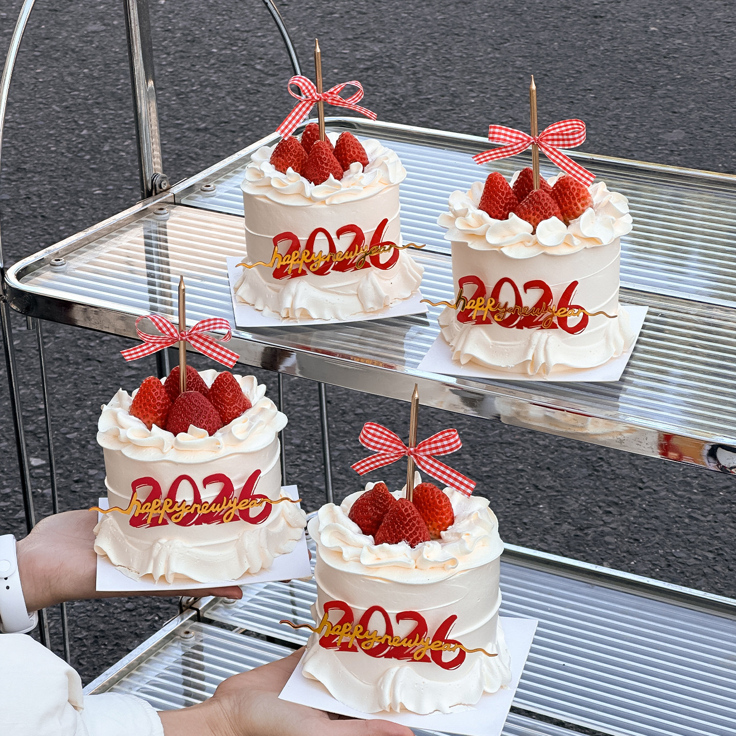 2026新年简约蛋糕装饰马年快乐元旦春节跨年节日甜品台亚克力插件,节庆用品/礼品,节日装扮用品,淘宝优惠券,粉丝福利购,淘宝优惠卷