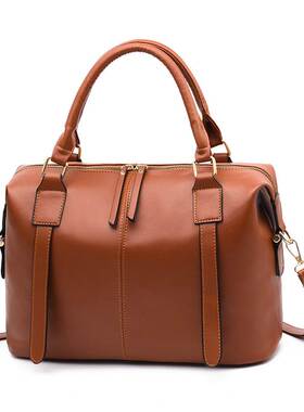 Women leather handbag vintage bag shoulder bags big bag 女包