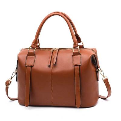 Women leather handbag vintage bag shoulder bags big bag 女包