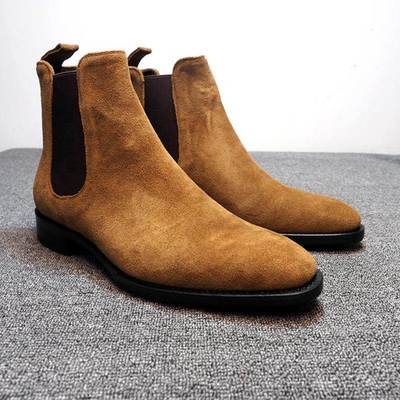 Martin Chelsea Boots For Men Winter Walking Shoes 39-48男靴