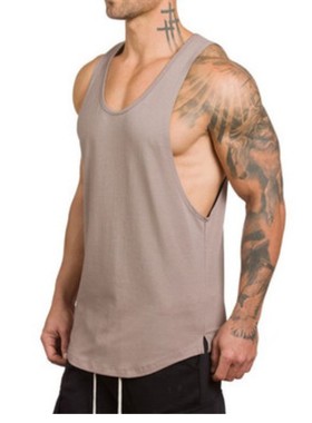 Sports running vest sleeveless shirt men's运动背心无袖衫男式