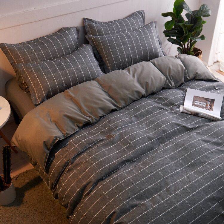 DUVET COVER BED SHEETS SET BED SHEET BEDDING床品四件套芦荟棉