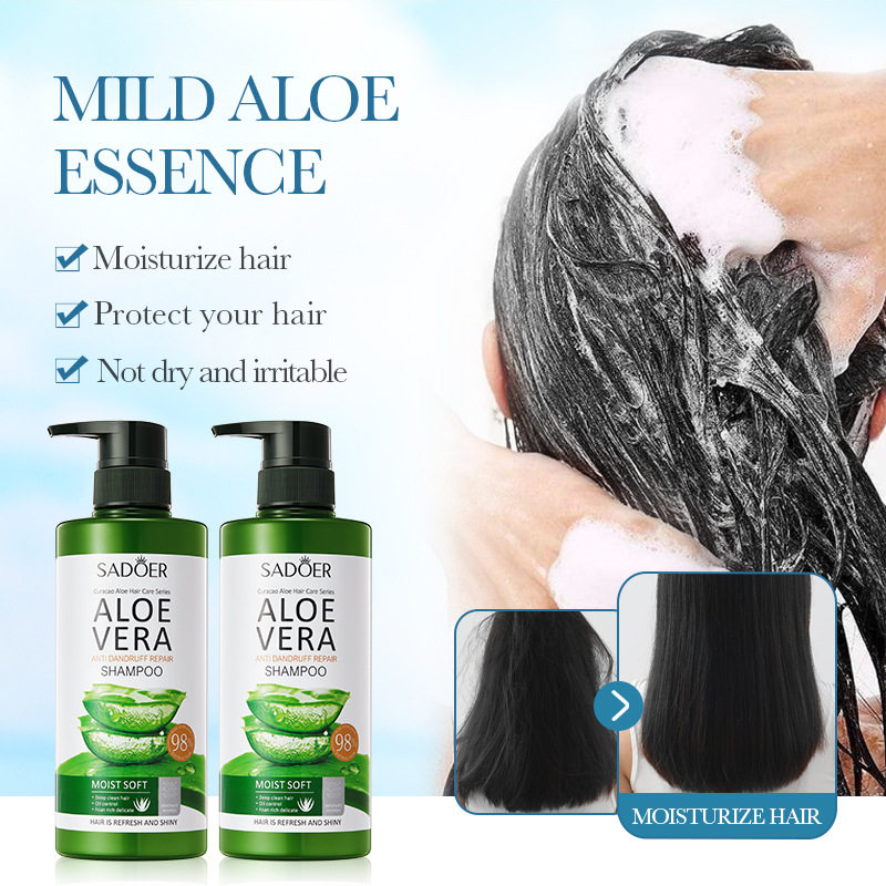 shampoo aloe vera Hair Growth Fast Anti loss smooth芦荟洗发