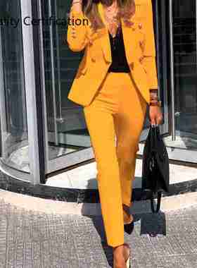 Suits Office Lady 2 Piece Set African Clothes