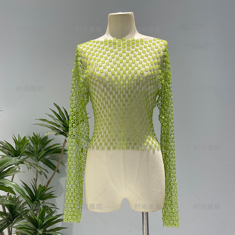 clotheswomen镶钻圈圈花