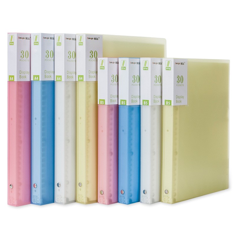 a4 display book folder b5 26 holes file loose leaf binder