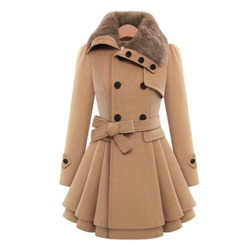 2020Ladies Long Winter Jackets Coat For Women Coats毛呢外套