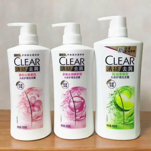 清扬洗发水柔顺去屑控油多效柔顺