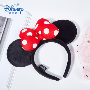迪士尼正版 米奇米妮耳朵老鼠头饰发箍儿童成人情侣头箍乐园发饰