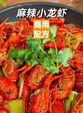 麻辣小龙虾做法大全商用配方视频教程实体店技术落地