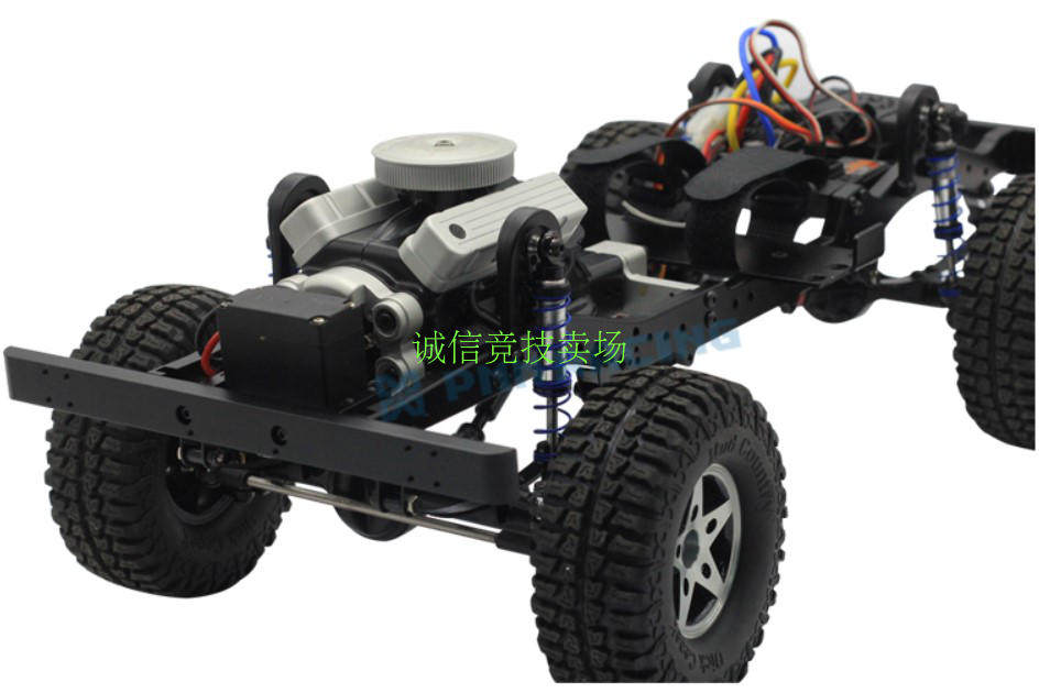 1/10路虎 D90/D110/D130模型车 D90 v2 二代车架 V8波箱