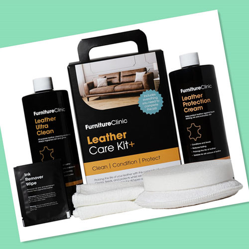 Furniture Clinic Complete Leather Care Kit+ Cleaner & Cream