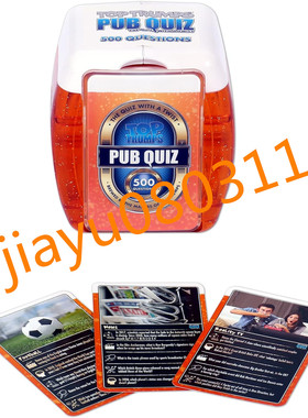 美国Top Trumps Pub Quiz Game