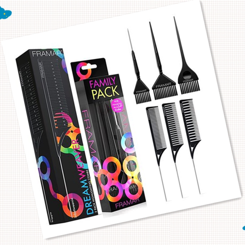 FRAMAR Dreamweaver Highlight Comb Set Family Hair Color Brus