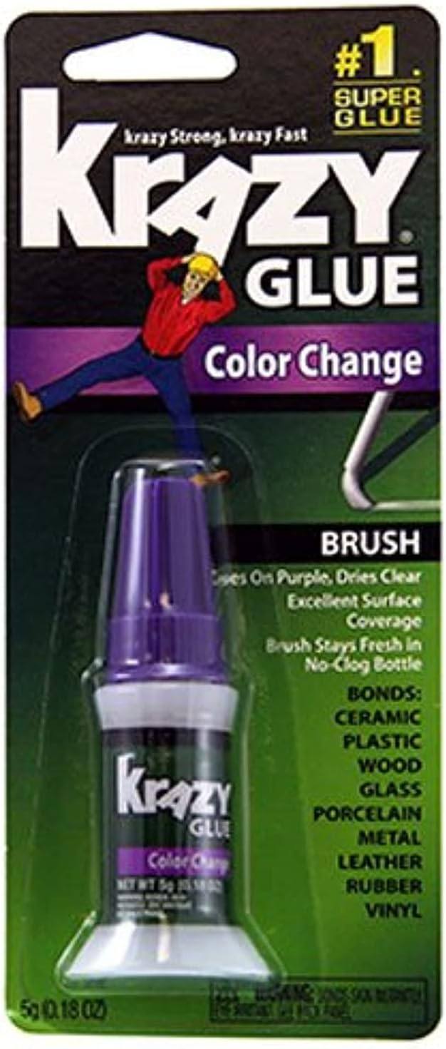 Krazy Glue KG98848R Instant Crazy Glue Color Change Brush