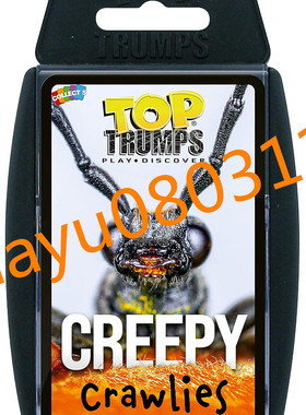 美国Top Trumps Creepy Crawlies Card Game
