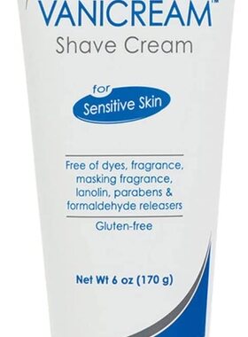 美国在途 Vanicream Shave Cream for Sensitive Skin - 6 Oz