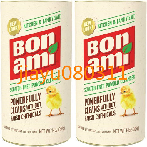 BON AMI Powder Cleanser for Kitchens & Bathrooms 2瓶