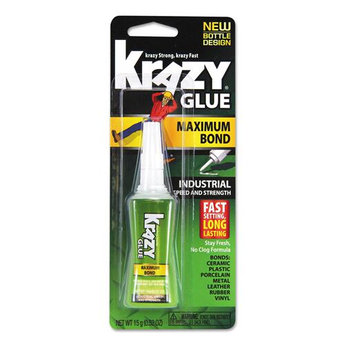 Krazy Glue Kg48948mr Maximum Bond Krazy Glue, Clear, 0.52 Oz