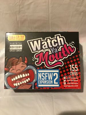 美国Watch Ya' Mouth NSFW (Adult) Expansion #2 Card Game Pack