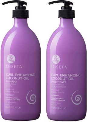 Luseta Curl Enhancing Coconut Oil Shampoo & Conditioner Set