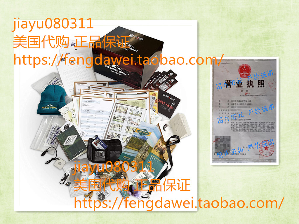 Hunt A Killer The Moon Summit Mystery Complete Box Set Speci