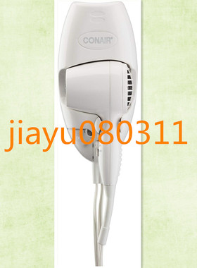 美国代购 Conair Wall-Mount Hair Dryer, 1600W Hair Dryer