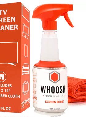 有现货 WHOOSH! Pro 16.9 fl oz TV Screen Cleaner屏幕清洁剂